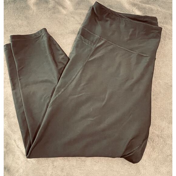 Old Navy Plus Pants - Old Navy Active Leggings Size 2X Plus Size Dark Gray Pockets Athletic High Rise